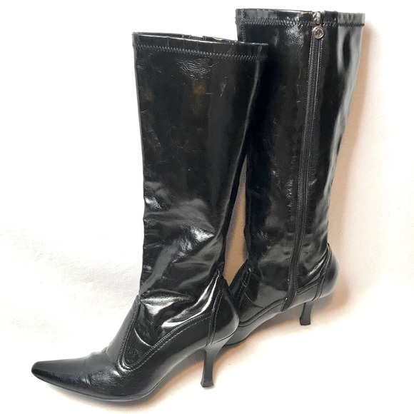 Etienne Aigner Thigh High Riding Boots Heel - Picture 3 of 8